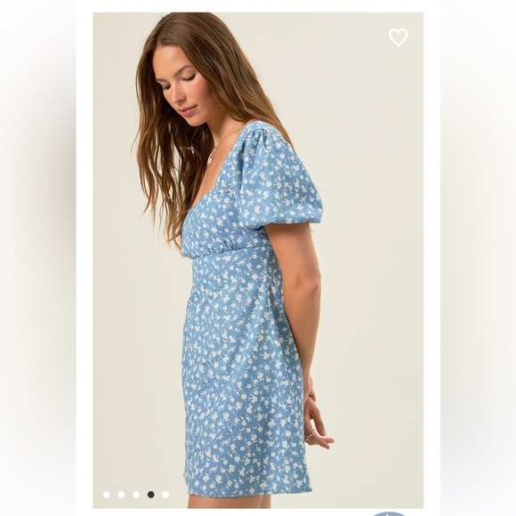 New with tags Altar’d state Laura puff sleeve dress - Picture 4 of 5